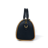 Handmade Elk Carving Crossbody Boston Bag